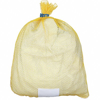 GRAINGER ID245167 Laundry Bag Yellow Rubber Closure PK12