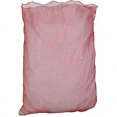 GRAINGER GT245157 Mesh Laundry Bag Red Polyester PK12