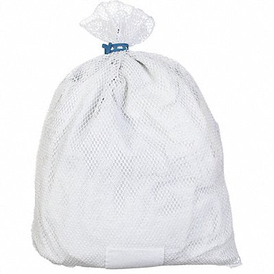 GRAINGER MI245565 Mesh Laundry Bag White 36in. PK12