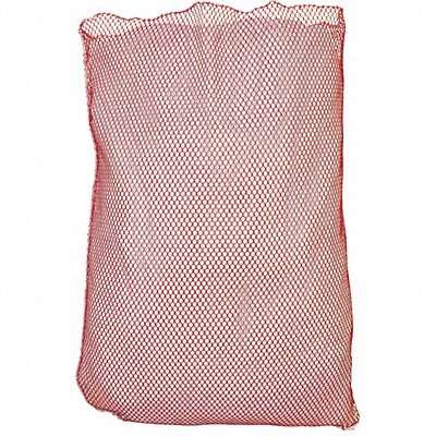 GRAINGER GL245557 Mesh Laundry Bag Red PK12