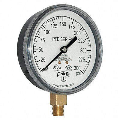WINTERS PFE3935R1 Pressure Gauge Sprinkler for Air/Water