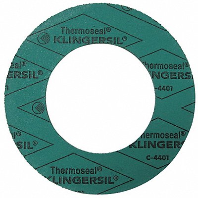 GRAINGER 4401RG01500620300 Flange Gasket 3 in 1/16 in Green