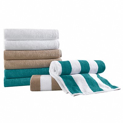 MARTEX 7135343 Pool Towel 30 x 66 In Dark Linen PK12