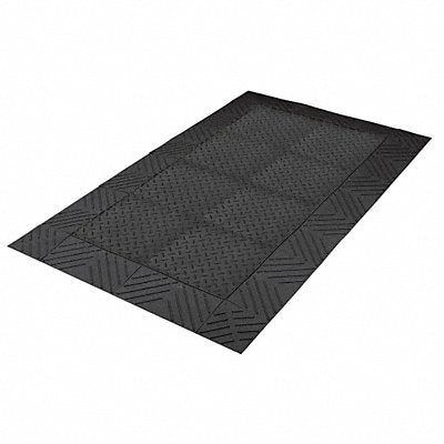 NOTRAX 621S3696BL Antifatigue Runner Black 3ft. x 8ft.