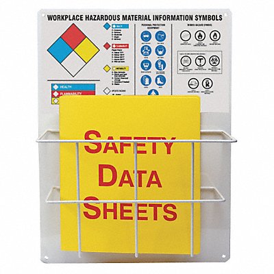 ACCUFORM ZRS349 RTK/WHMIS/SDS Centre Board Kit 20x15 In