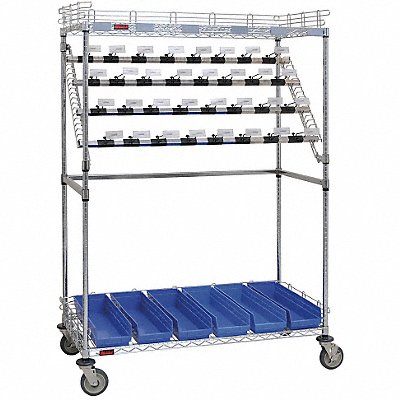 GRAINGER CPC60B Catheter Storage Cart 60x68 2 Shelves