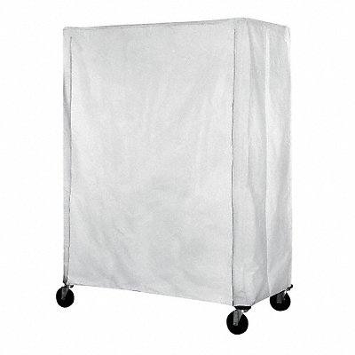 EAGLE GROUP CVC862460 Cart Cover 60x24x86 White Nylon