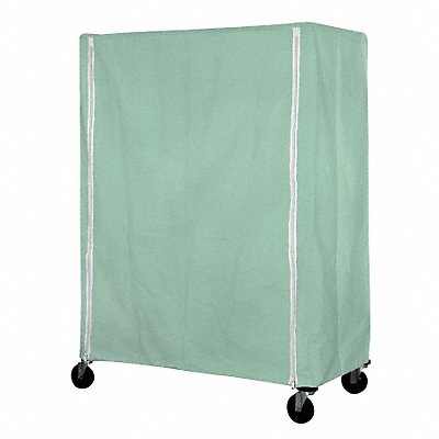 EAGLE GROUP CZC541848LG Cart Cover 48x18x54 Green Nylon Zipper