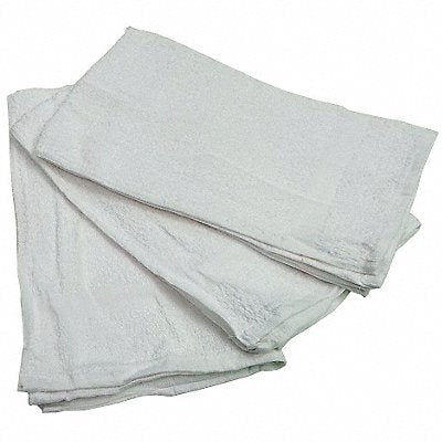 R  R TEXTILE 51610 Hand Towel 16x27 In White PK12