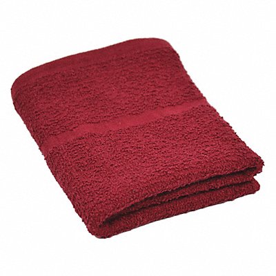 R  R TEXTILE 71626 Hand Towel 16x27 In Burgundy PK12