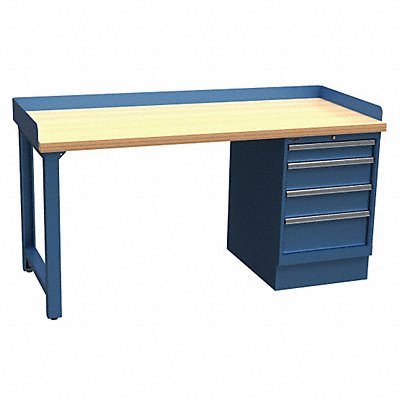 LISTA XSWB8272BTBB Workbench Butcher Block 72 W 30 D