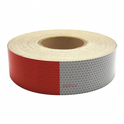 IMPERIAL SUPPLIES 38XF46 Reflective Tape Roll 150 ft L Red/Silver