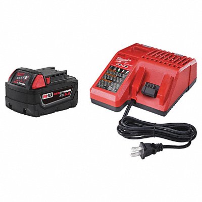 MILWAUKEE 48591850 Battery and Charger Kit 5.0 Ah Li-Ion
