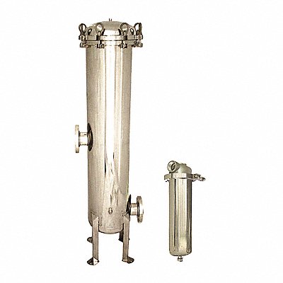 FULFLO EHG11Q3F Filter Housing 18 1/4 H 12 Dia Silver
