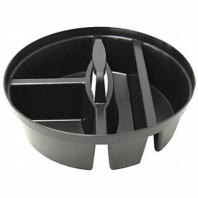 WESTWARD 38XX90 Bucket Tool Organizer Plastic Black