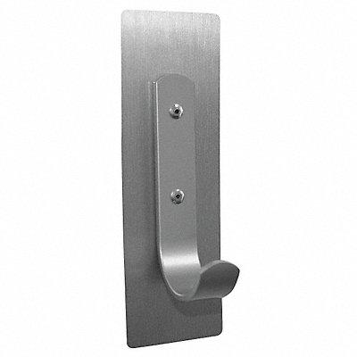 MAGNA VISUAL HBH5 Magnetic Coat Hook 2 in W Satin Steel