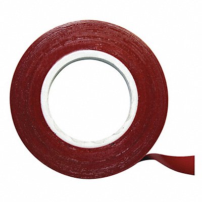 MAGNA VISUAL CT8R Chart Tape 1/4 In W x 27 Ft L Red