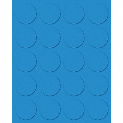 MAGNA VISUAL FI125 Magnetic Round Indicators Blue PK20