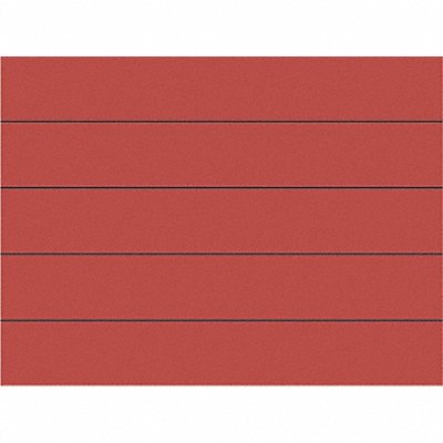 MAGNA VISUAL PMR763 Magnetic Strips Pre-Cut 6 in Red PK25