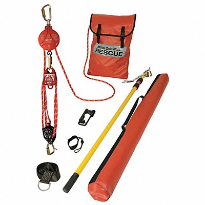 HONEYWELL MILLER QP100FT Rescue System Red