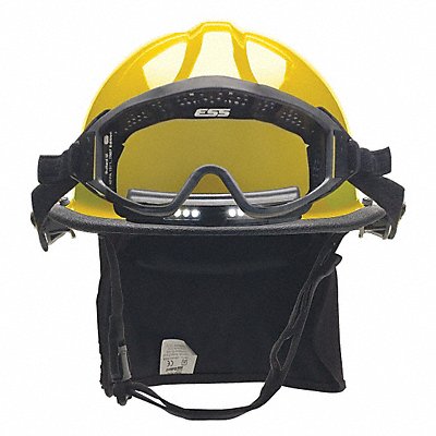 BULLARD PXSYLTLGIZ3 Fire Helmet Ultem(R) Shell Yellow