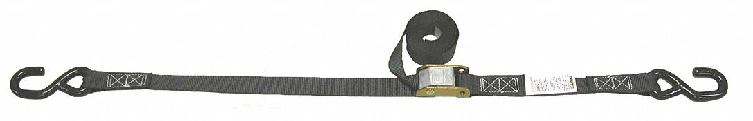 LIFT-ALL 6A111 Tie Down Strap S-Hook Yellow
