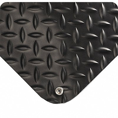 WEARWELL 786916X3X5DPBK Antifatigue Mat Black 3ft.x5ft.