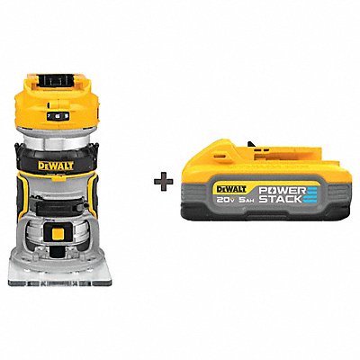 DEWALT DCW600BDCBP520 Cordless Compact Router w/ BONUS BATTERY