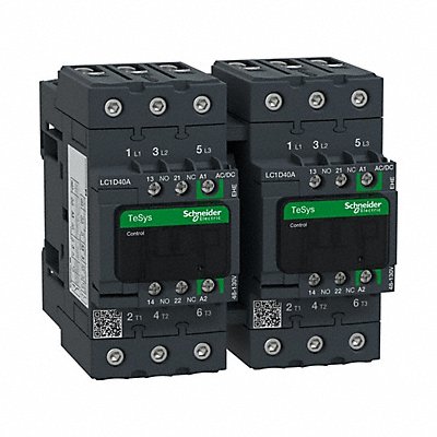 SCHNEIDER LC2D40AEHE IEC Magnetic Contactor Reversing 48-130VAC/DC