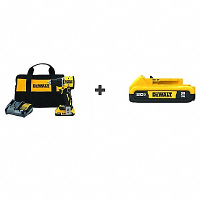DEWALT DCD794D1DCB203 Cordless Drill Kit w/ Bonus Battery