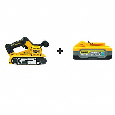 DEWALT DCW220BDCBP520 Cordless Belt Sander 20V w/Bonus Battery