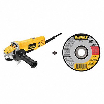 DEWALT DWE4120NDWA8951F Angle Grinder 4-1/2 Wheel Dia 120VAC