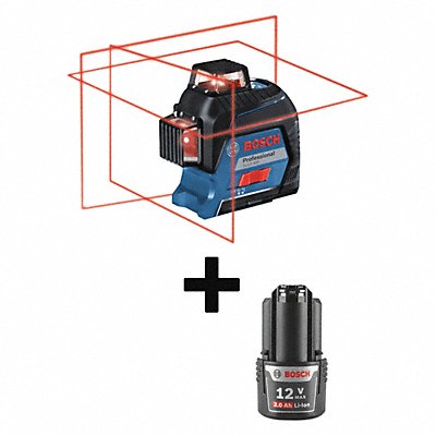 BOSCH GLL3330CBAT414 Line Laser Interior and Exterior 3 Beams
