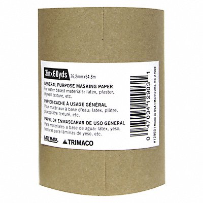 EASY MASK 12903 Masking Paper Brown 3 x 180 ft.