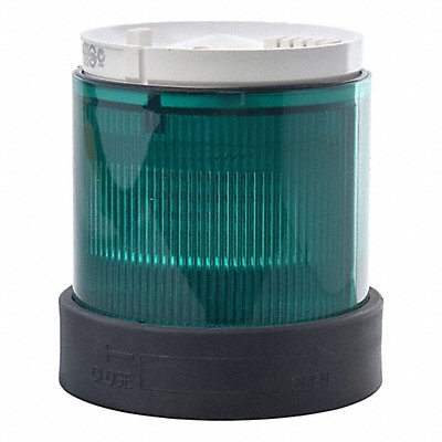 SCHNEIDER ELECTRIC XVBC4B3 Tower Light Flashing 24to48VDC 70mm Grn