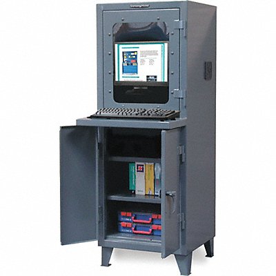STRONG HOLD 26CC242 Computer Cabinet 26 W X 24 D X 72 H