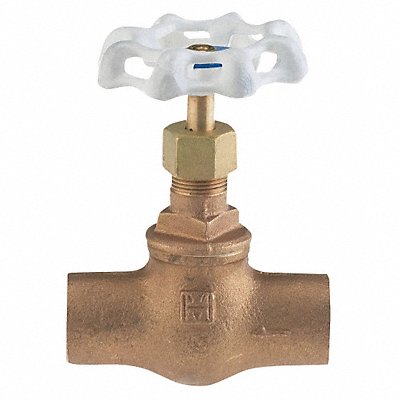 MILWAUKEE VALVE UP150238 Globe Valve 3/8 Bronze Sweat 300 psi