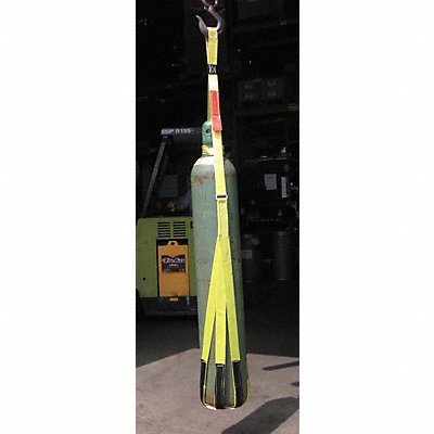 LIFT-ALL GBS1N GasBottleSling Yellow Vertical NylonWebbing