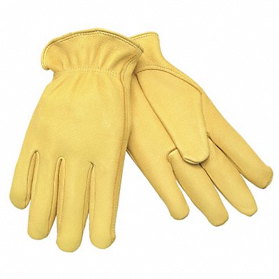 MCR SAFETY 39A480 Leather Driver Gloves Deerskin XXL PR