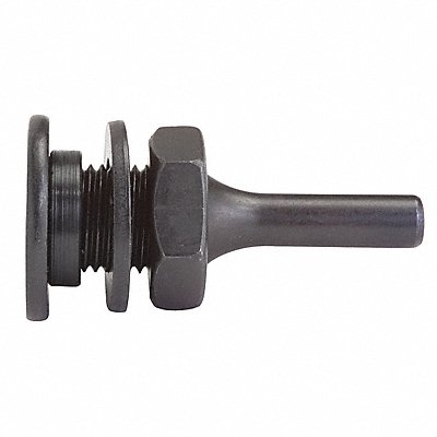 CLIMAX METAL PRODUCTS FHL10X Flat Head Wheel Arbor 1/4 in Shank