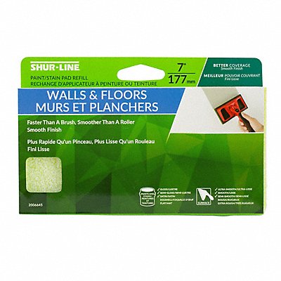 SHUR-LINE 2006645 Pad Refill 3 3/4 L 7 W Green