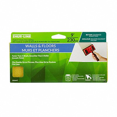 SHUR-LINE 2006647 Pad Refill 3 3/4 L 9 W Green