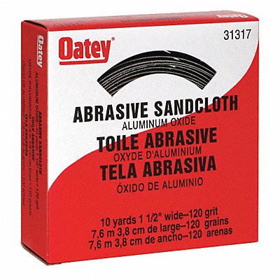 OATEY 31317 Abrasive Utility Roll 1 1/2in W 30ft L
