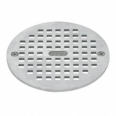 OATEY 80050 Floor Grate Nickel 5 in Pipe dia.