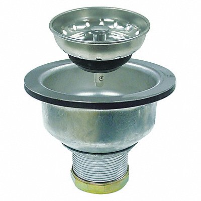 KISSLER 592045 Drain Assembly 1 1/2 in Dia Brass/SS