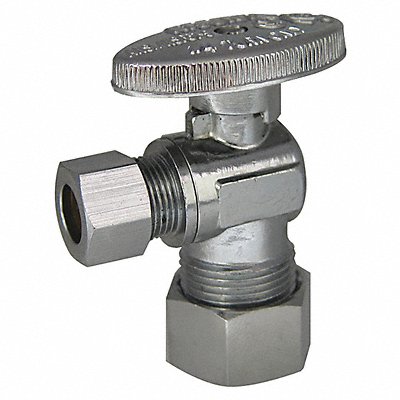 KISSLER 889215 Angle Stop Valve Brass Compression PK10
