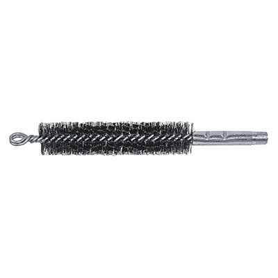 MICHIGAN BRUSH SR211615 Flue Brush Steel Silver 4-3/4in.L