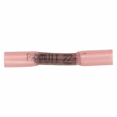 PANDUIT BSH18Q Splice Connector Crimp Polyolefin Red PK25