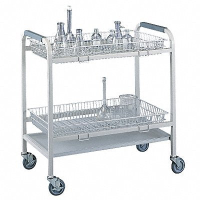 LABCONCO 8032500 Laboratory Glassware Cart 2 Baskets