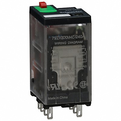 SCHNEIDER 792XBXM4L240A J2421 General Purpose Relay 240VAC DPDT 8Pins